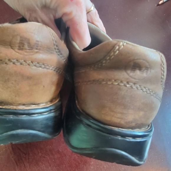 Merrell Jungle Moc Brown Leather Slipon Sz 8 Shoes - Picture 8 of 9